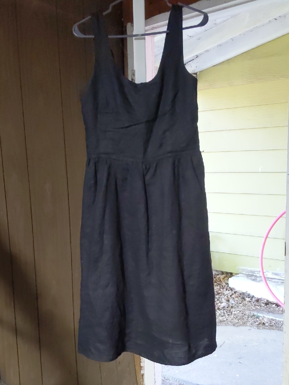 Faith Love 🩷 Passion 100% Linen Sleeveless A-Line Dress